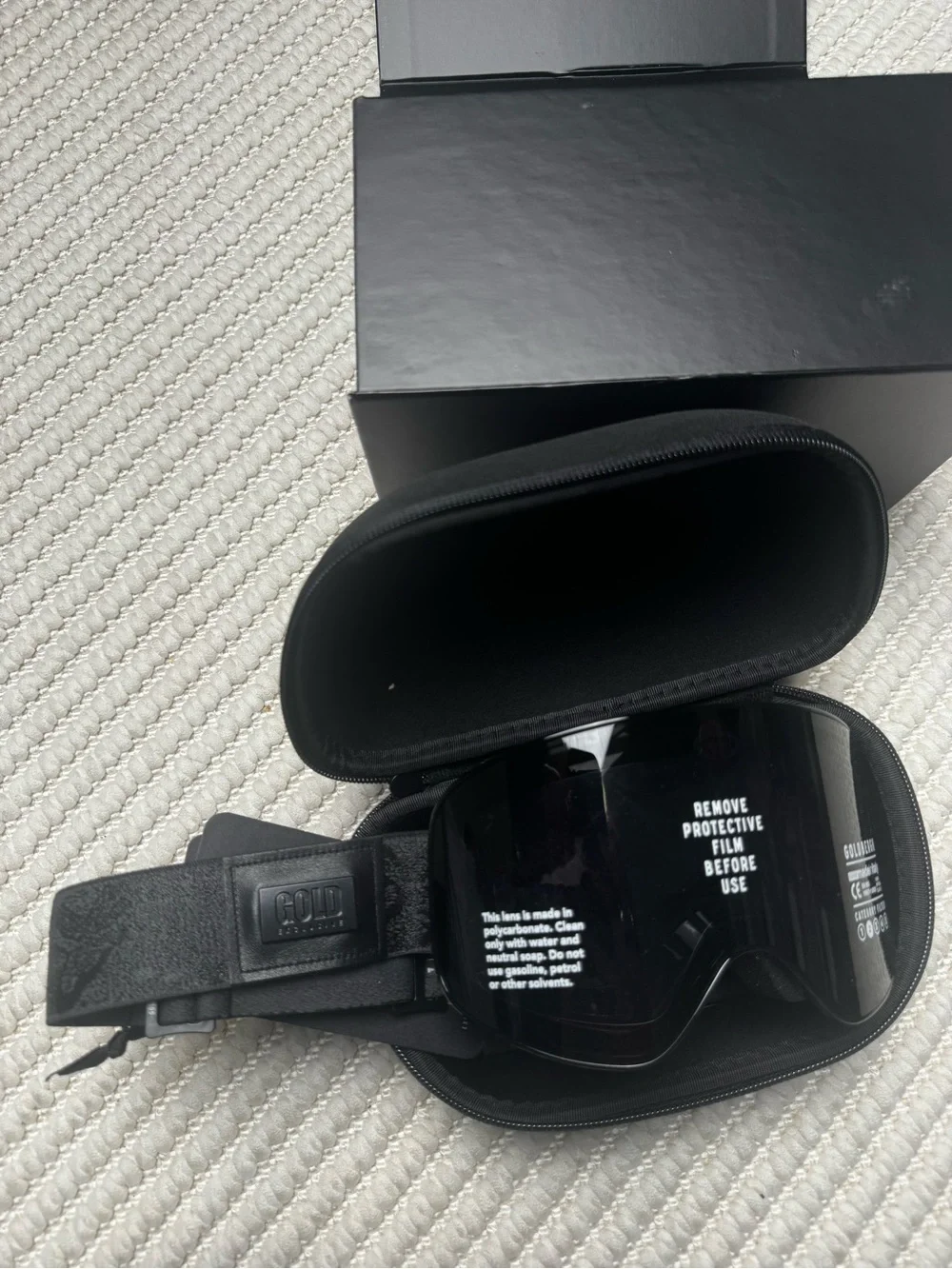 Goldbergh Veil Ski Goggles in Lace Black NEW in box